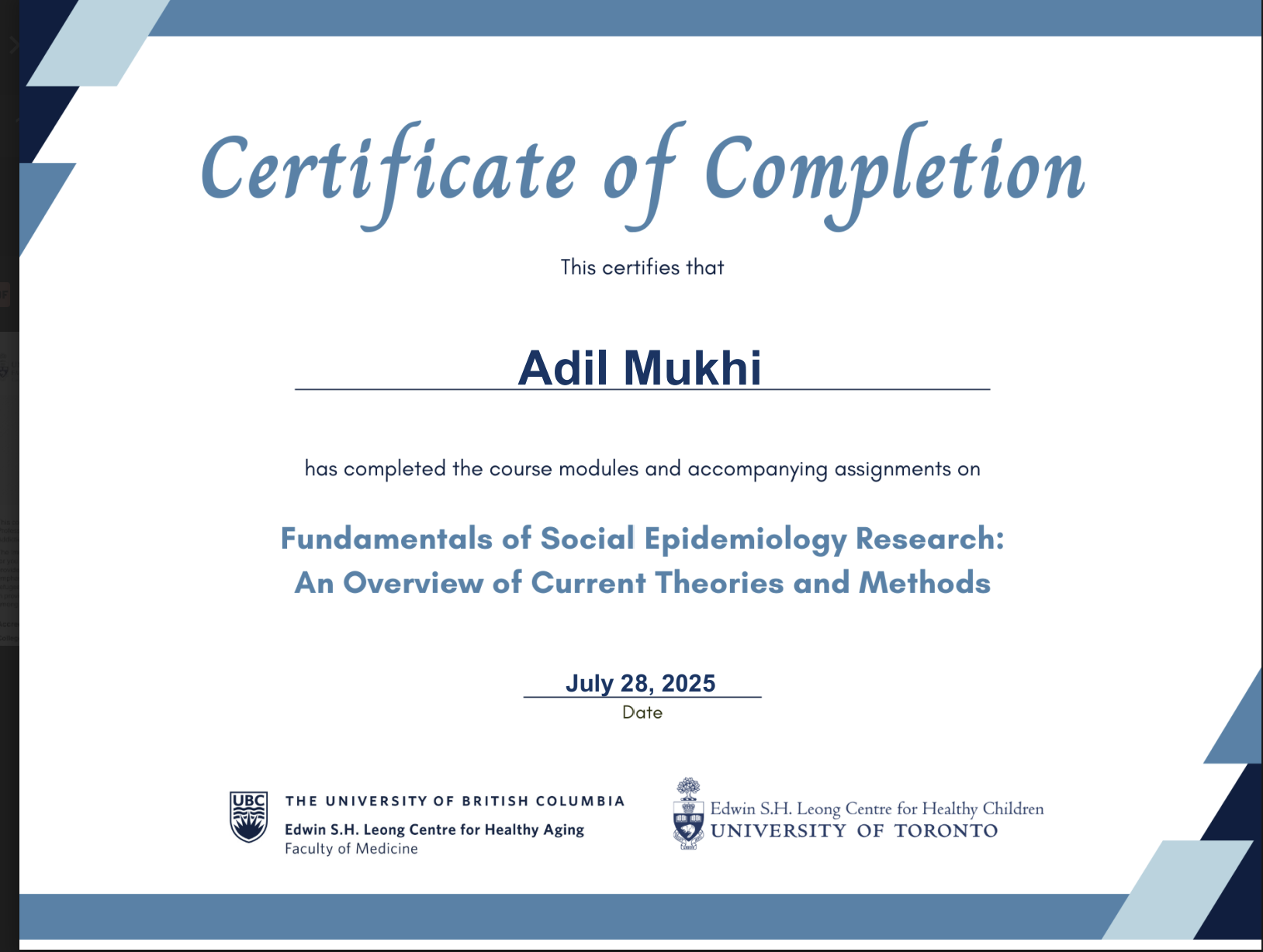 Fundamentals of Social Epidemiology Research: An Overview of Current Theories and Methods